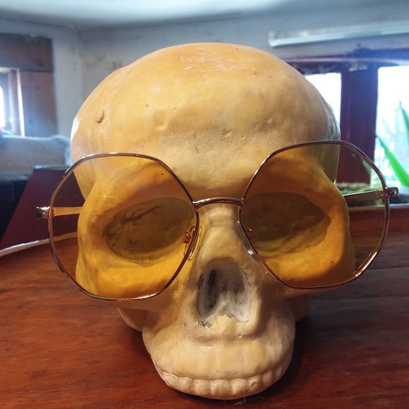 Accessories - Clear Yellow Sunglasses